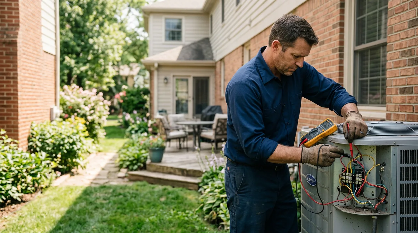 HVAC technician working near Glen Rogers, WV